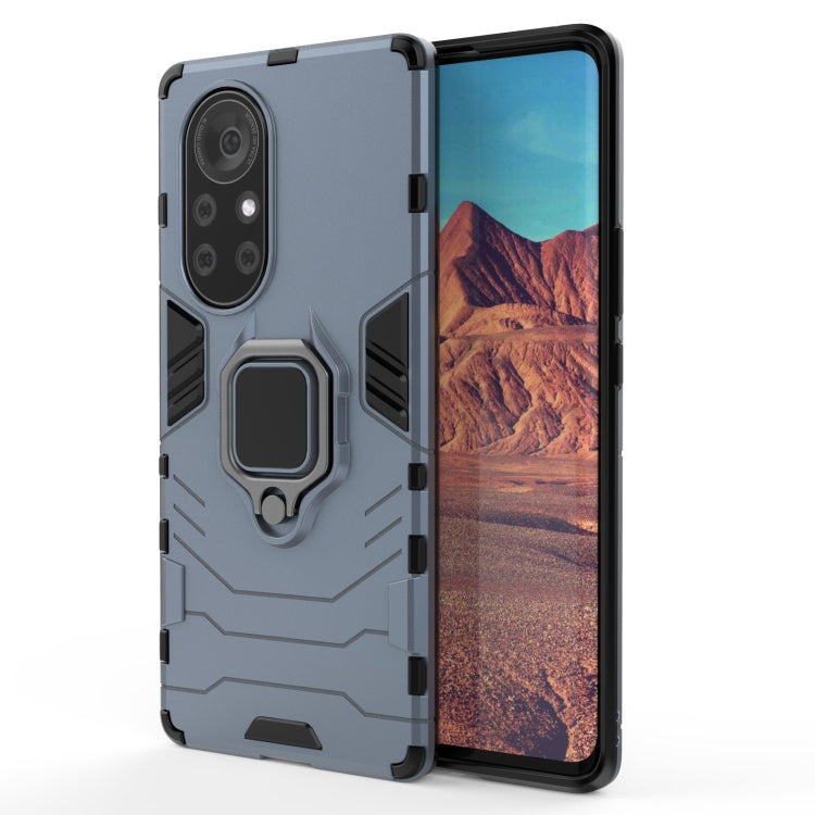 For Huawei Nova 8 Pro 5G PC + TPU Shockproof Protective Case with Magnetic Ring Holder
