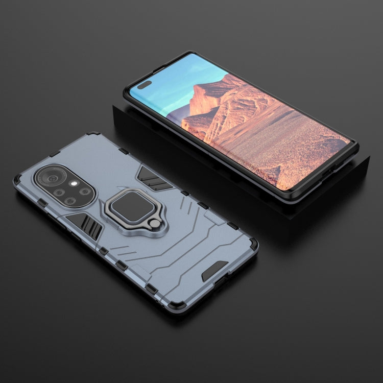 For Huawei Nova 8 Pro 5G PC + TPU Shockproof Protective Case with Magnetic Ring Holder
