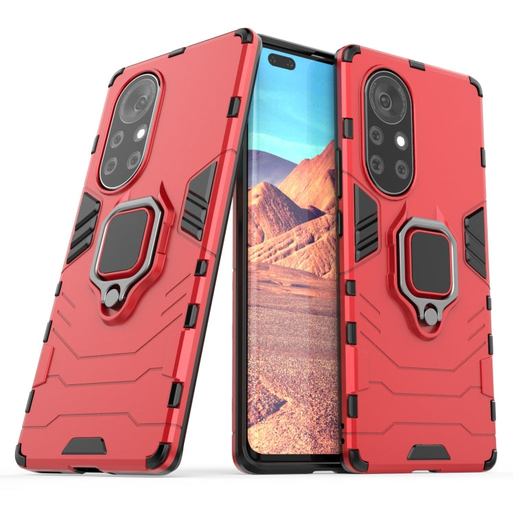 For Huawei Nova 8 Pro 5G PC + TPU Shockproof Protective Case with Magnetic Ring Holder
