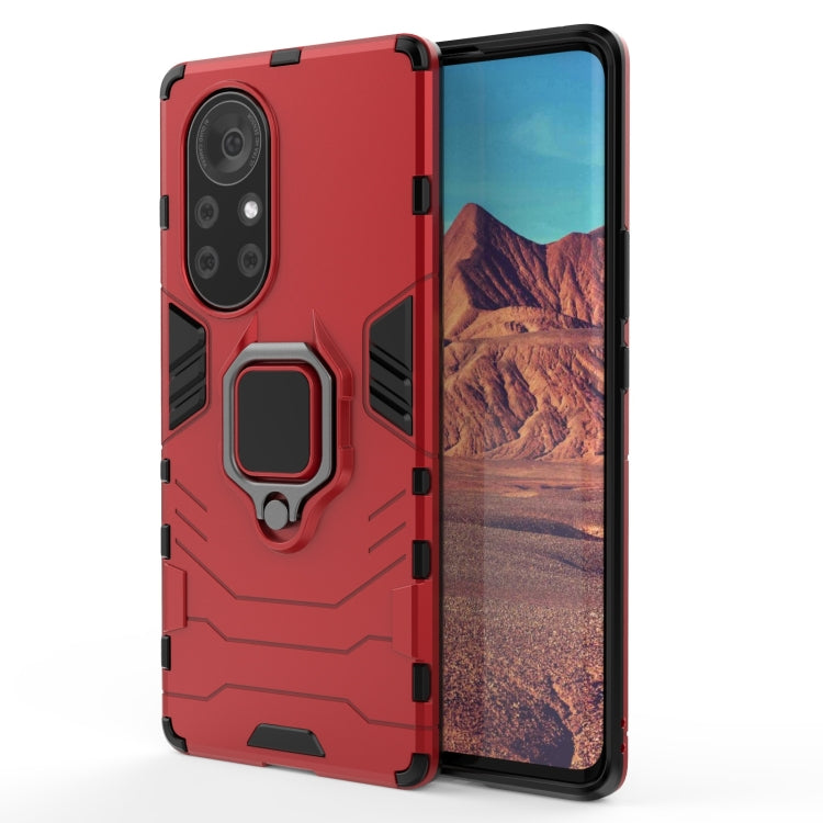 For Huawei Nova 8 Pro 5G PC + TPU Shockproof Protective Case with Magnetic Ring Holder
