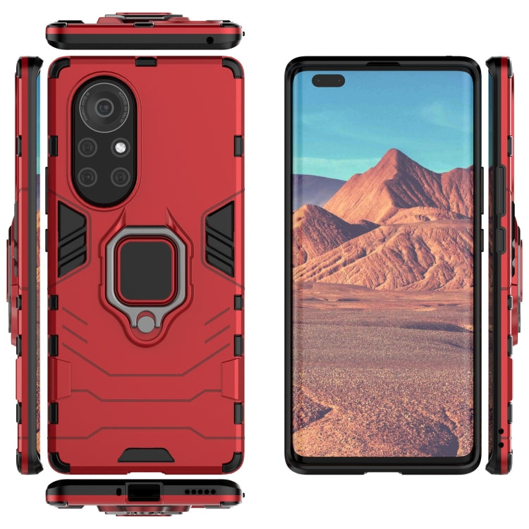 For Huawei Nova 8 Pro 5G PC + TPU Shockproof Protective Case with Magnetic Ring Holder