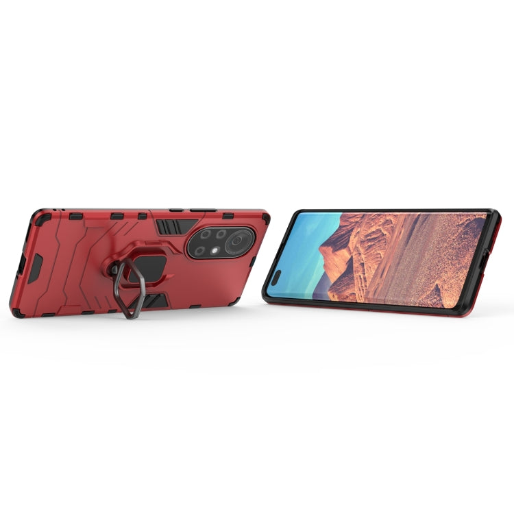 For Huawei Nova 8 Pro 5G PC + TPU Shockproof Protective Case with Magnetic Ring Holder