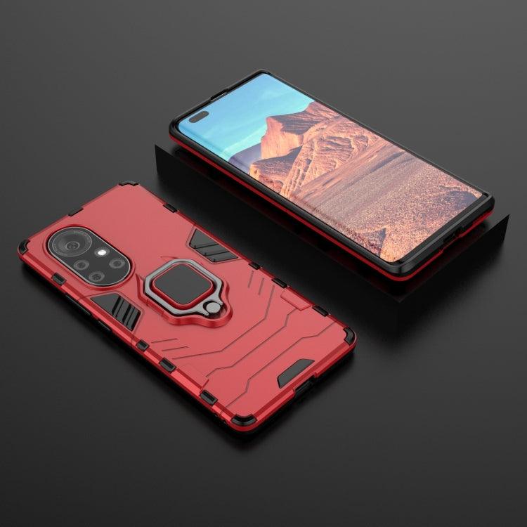 For Huawei Nova 8 Pro 5G PC + TPU Shockproof Protective Case with Magnetic Ring Holder