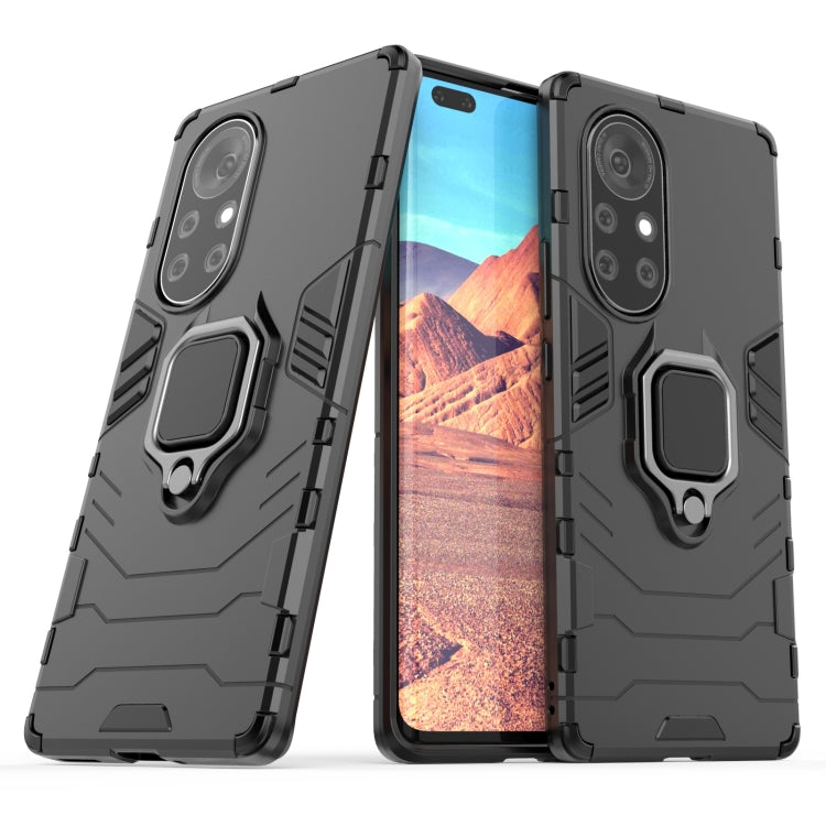 For Huawei Nova 8 Pro 5G PC + TPU Shockproof Protective Case with Magnetic Ring Holder