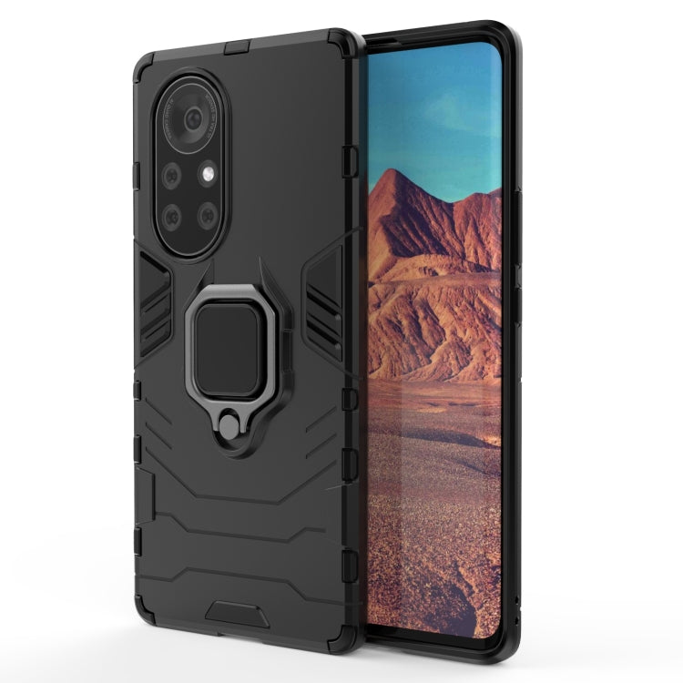 For Huawei Nova 8 Pro 5G PC + TPU Shockproof Protective Case with Magnetic Ring Holder
