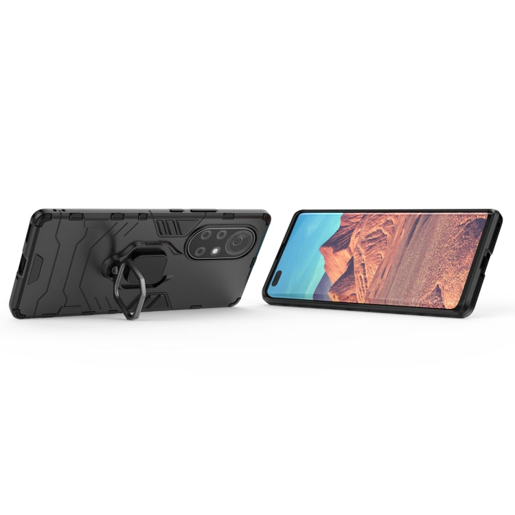 For Huawei Nova 8 Pro 5G PC + TPU Shockproof Protective Case with Magnetic Ring Holder