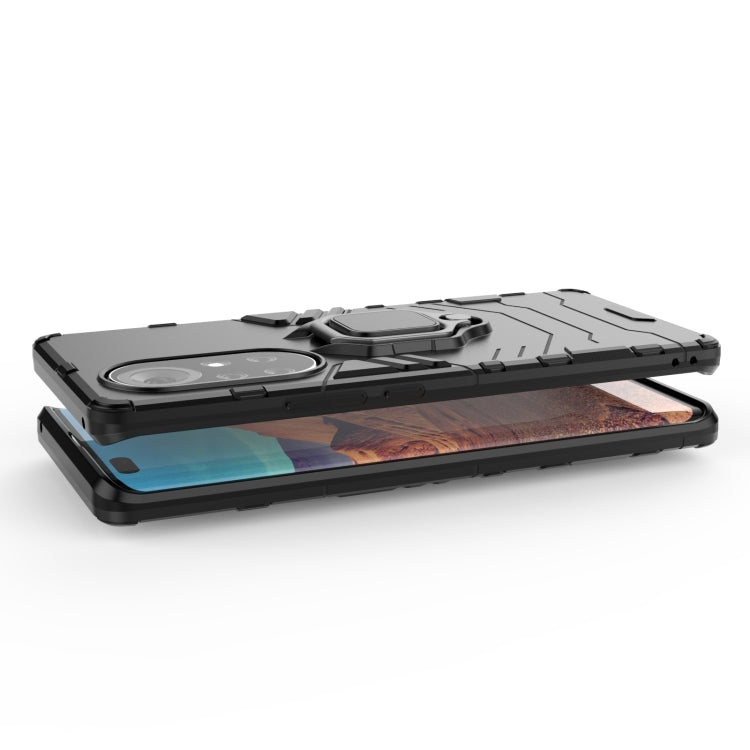 For Huawei Nova 8 Pro 5G PC + TPU Shockproof Protective Case with Magnetic Ring Holder