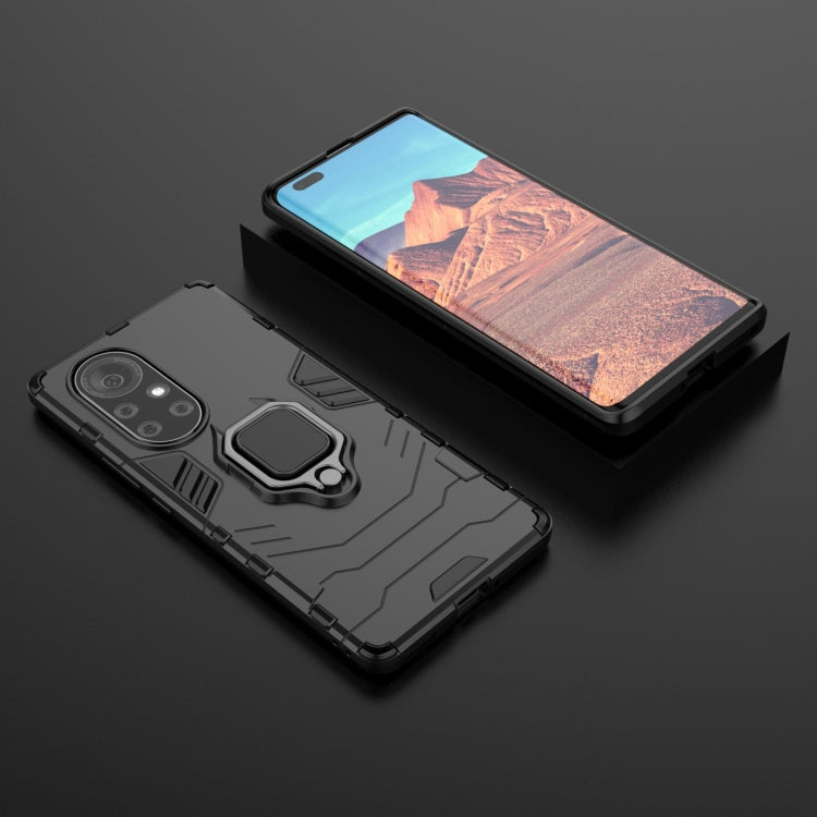 For Huawei Nova 8 Pro 5G PC + TPU Shockproof Protective Case with Magnetic Ring Holder