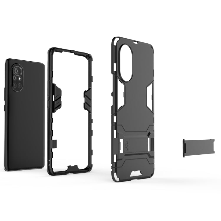 For Huawei Nova 8 5G PC + TPU Shockproof Protective Case with Holder