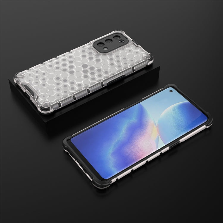 For Oppo Reno5 Pro 5G Shockproof Honeycomb PC + TPU Case