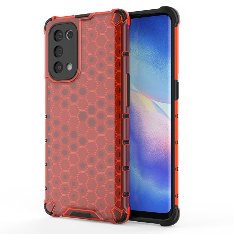 For Oppo Reno5 Pro 5G Shockproof Honeycomb PC + TPU Case