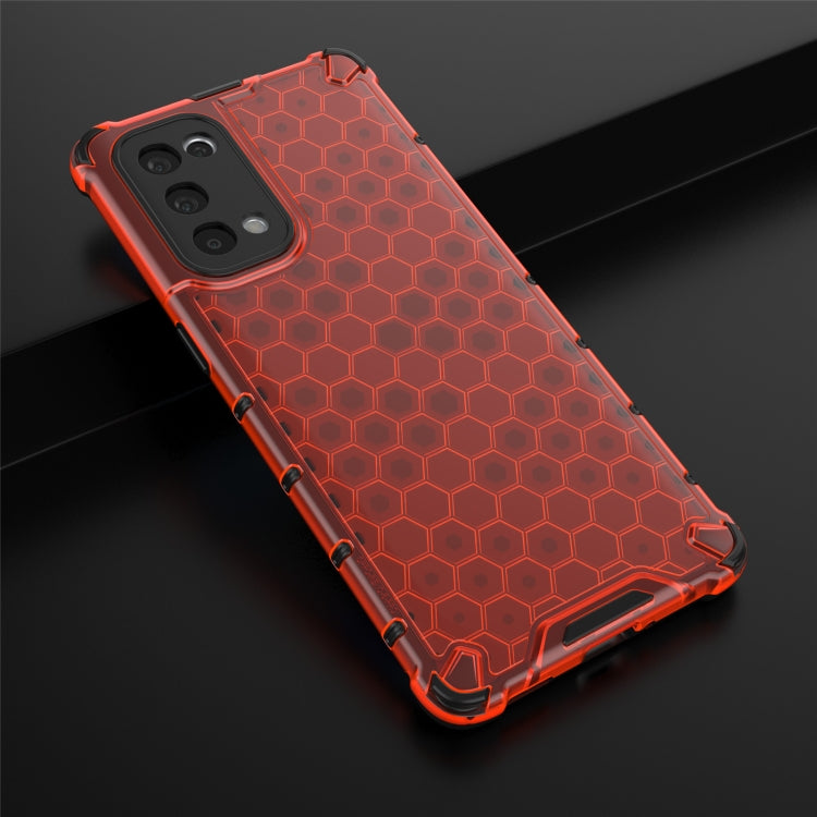 For Oppo Reno5 Pro 5G Shockproof Honeycomb PC + TPU Case