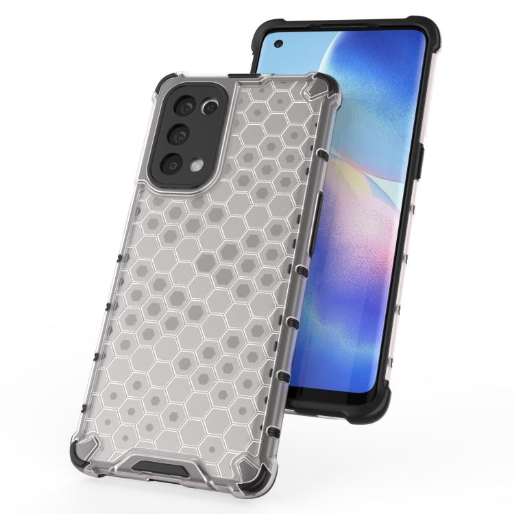 For Oppo Reno5 Pro 5G Shockproof Honeycomb PC + TPU Case