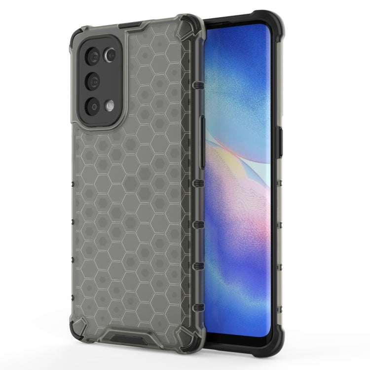 For Oppo Reno5 Pro 5G Shockproof Honeycomb PC + TPU Case