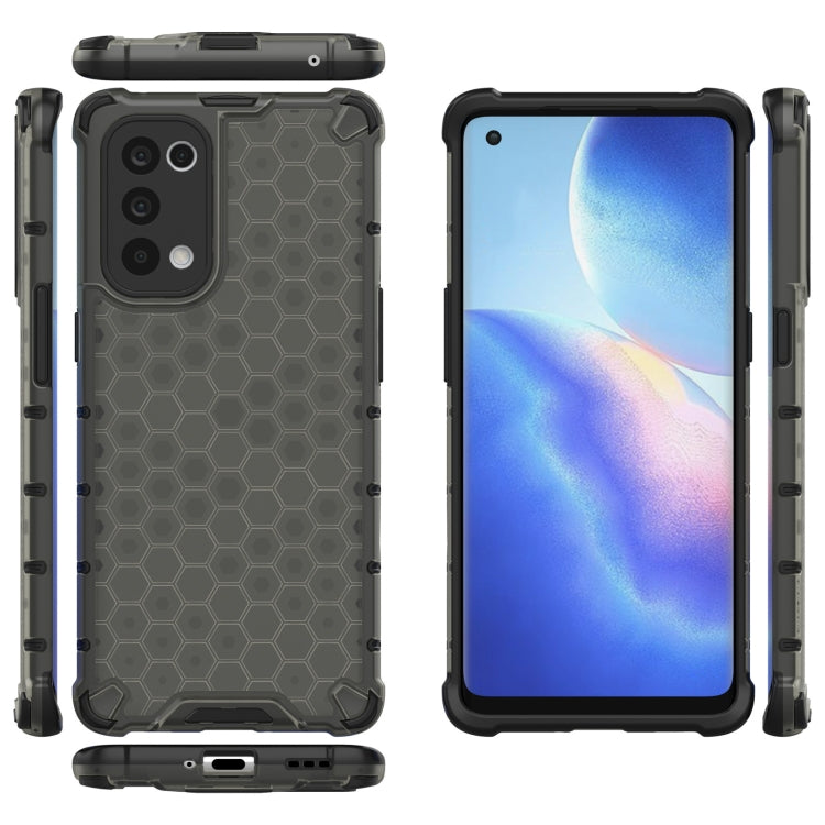 For Oppo Reno5 Pro 5G Shockproof Honeycomb PC + TPU Case