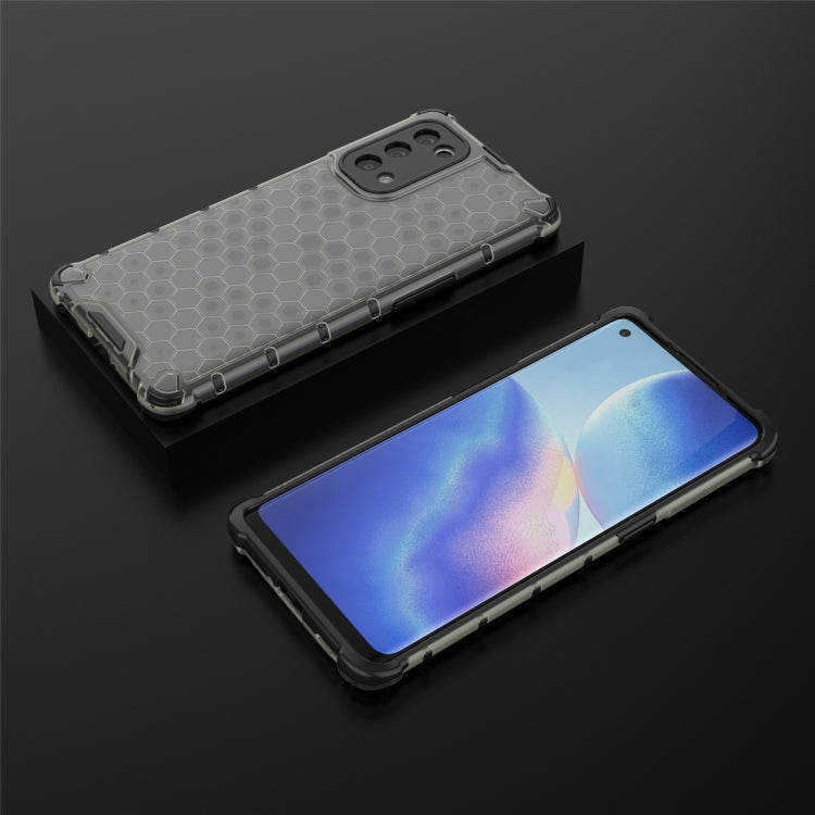 For Oppo Reno5 Pro 5G Shockproof Honeycomb PC + TPU Case
