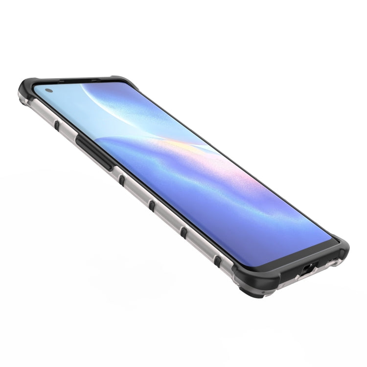 For Oppo Reno5 Pro 5G Shockproof Honeycomb PC + TPU Case