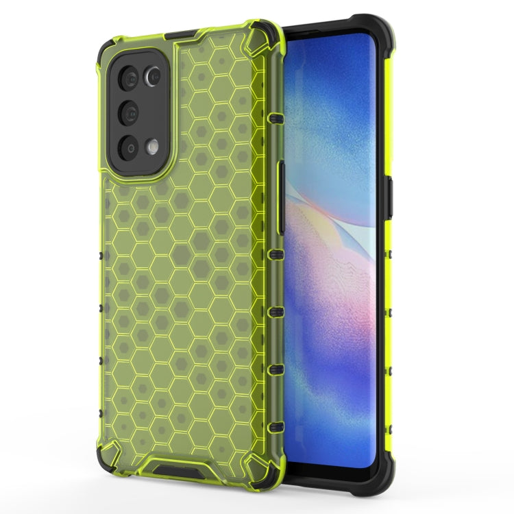 For Oppo Reno5 Pro 5G Shockproof Honeycomb PC + TPU Case