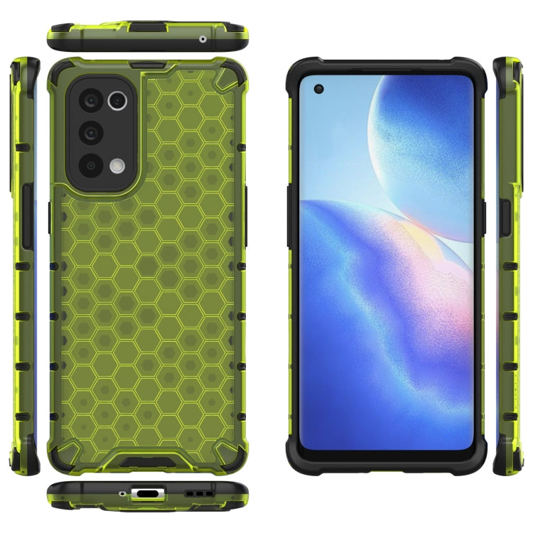 For Oppo Reno5 Pro 5G Shockproof Honeycomb PC + TPU Case