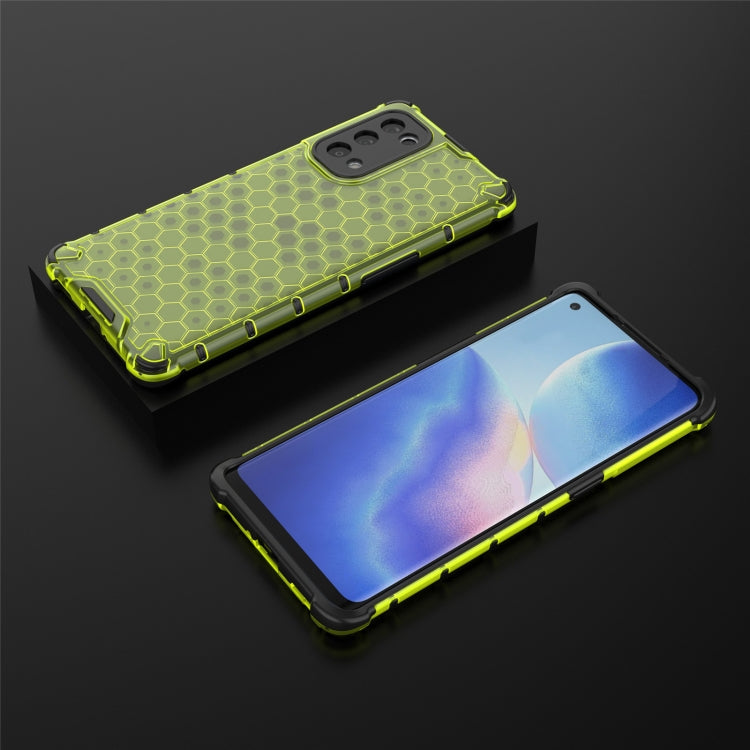 For Oppo Reno5 Pro 5G Shockproof Honeycomb PC + TPU Case