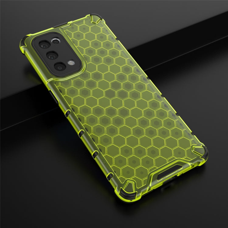 For Oppo Reno5 Pro 5G Shockproof Honeycomb PC + TPU Case