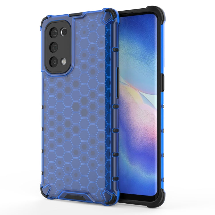 For Oppo Reno5 Pro 5G Shockproof Honeycomb PC + TPU Case