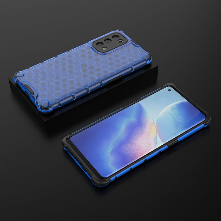 For Oppo Reno5 Pro 5G Shockproof Honeycomb PC + TPU Case