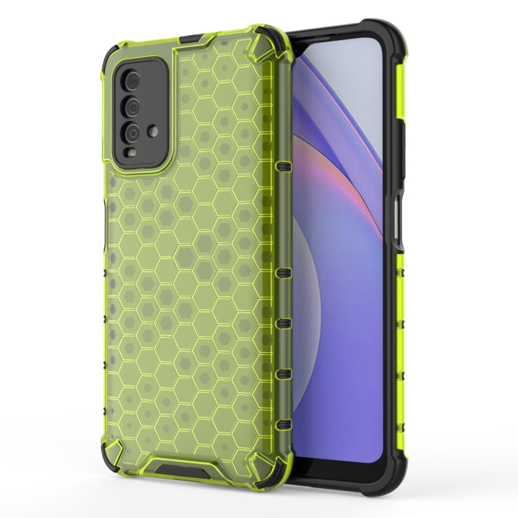 For Xiaomi Redmi Note 9 4G Shockproof Honeycomb PC + TPU Case