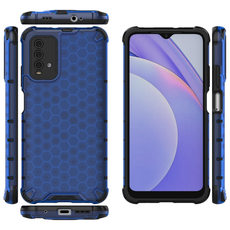 For Xiaomi Redmi Note 9 4G Shockproof Honeycomb PC + TPU Case