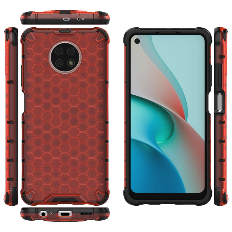 For Xiaomi Redmi Note 9 5G Shockproof Honeycomb PC + TPU Case