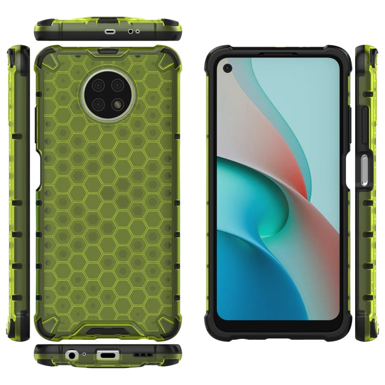 For Xiaomi Redmi Note 9 5G Shockproof Honeycomb PC + TPU Case