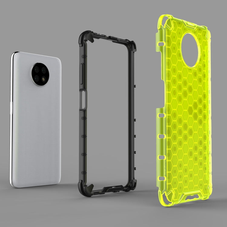 For Xiaomi Redmi Note 9 5G Shockproof Honeycomb PC + TPU Case