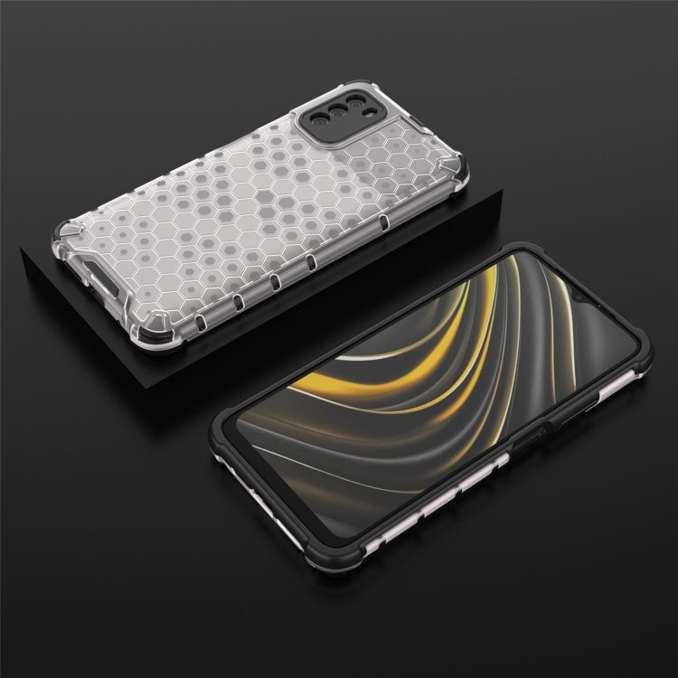 For Xiaomi Poco M3 Shockproof Honeycomb PC + TPU Case