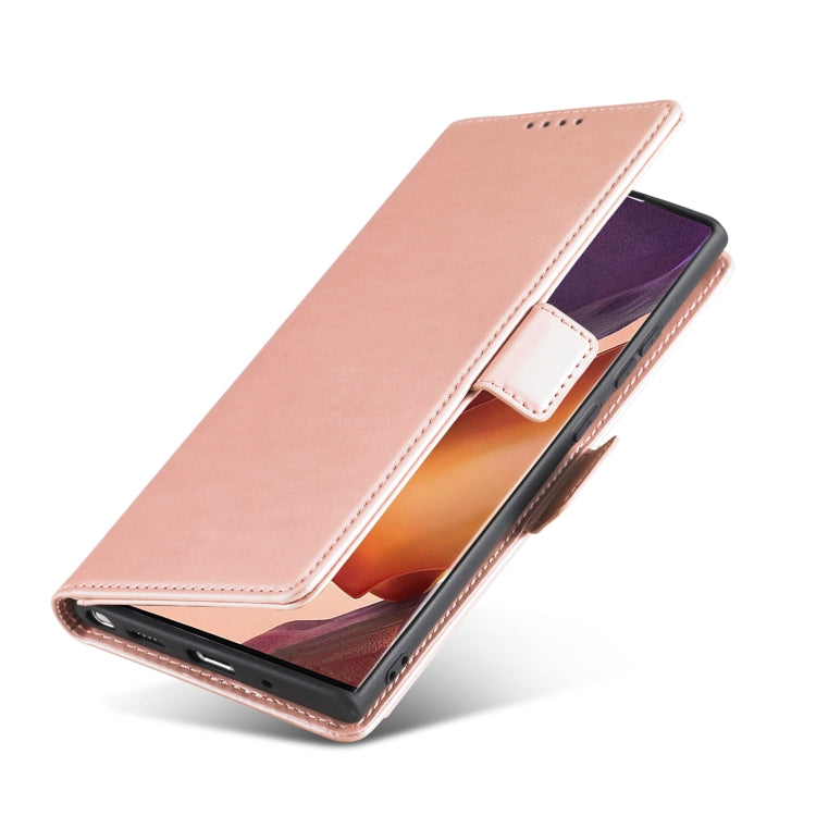 For Samsung Galaxy Note20  Strong Magnetism Liquid Feel Horizontal Flip Leather Case with Holder & Card Slots & Wallet