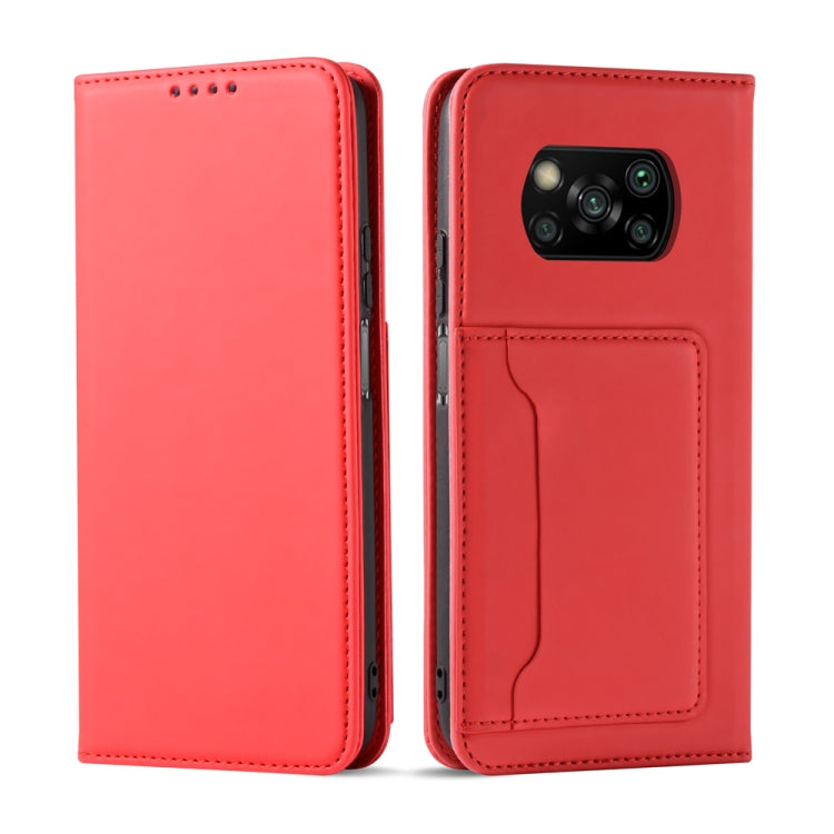 For Xiaomi Poco X3 Strong Magnetism Liquid Feel Horizontal Flip Leather Case with Holder & Card Slots & Wallet