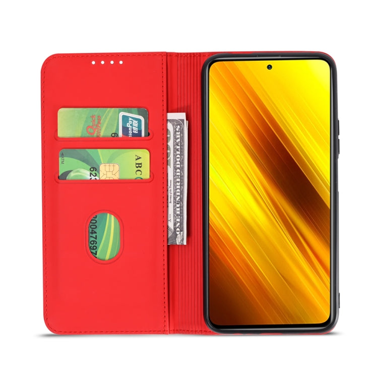 For Xiaomi Poco X3 Strong Magnetism Liquid Feel Horizontal Flip Leather Case with Holder & Card Slots & Wallet