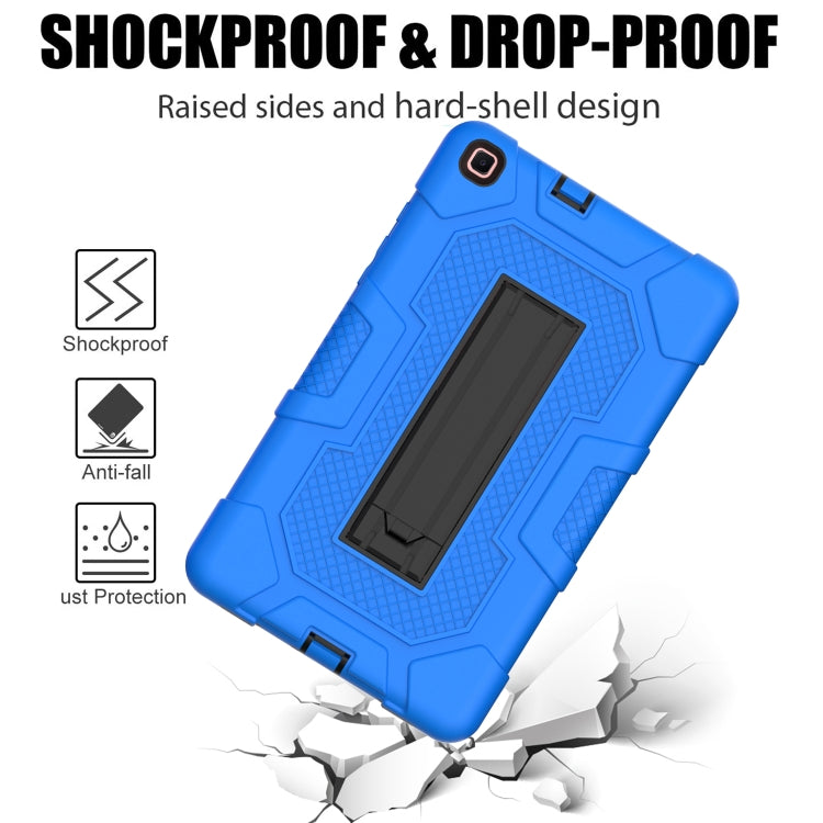 For Samsung Galaxy Tab A 8.0 (2019) / T290 Contrast Color Robot Shockproof Silicone + PC Protective Case with Holder