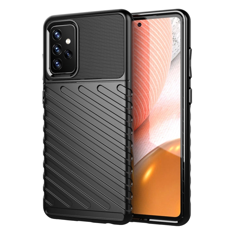 For Samsung Galaxy A72 5G / 4G Thunderbolt Shockproof TPU Protective Soft Case