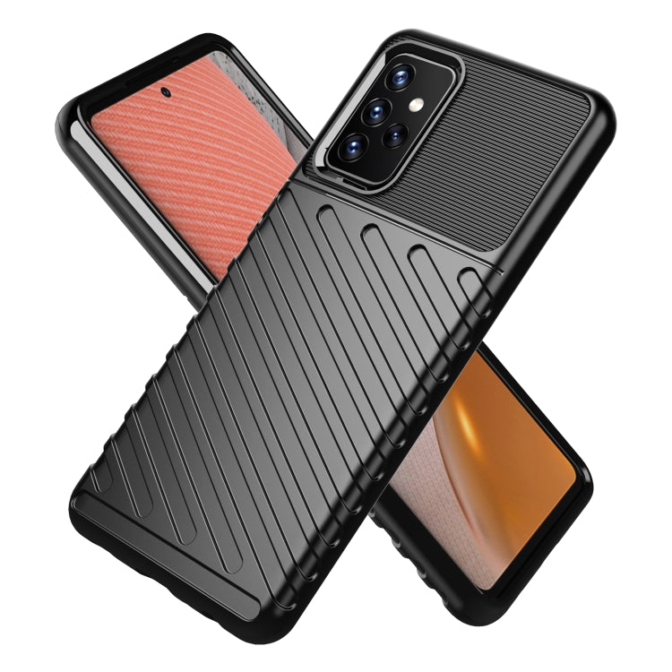 For Samsung Galaxy A72 5G / 4G Thunderbolt Shockproof TPU Protective Soft Case