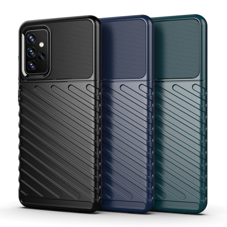 For Samsung Galaxy A72 5G / 4G Thunderbolt Shockproof TPU Protective Soft Case