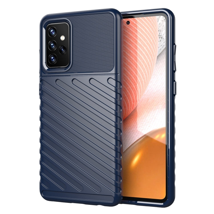 For Samsung Galaxy A72 5G / 4G Thunderbolt Shockproof TPU Protective Soft Case