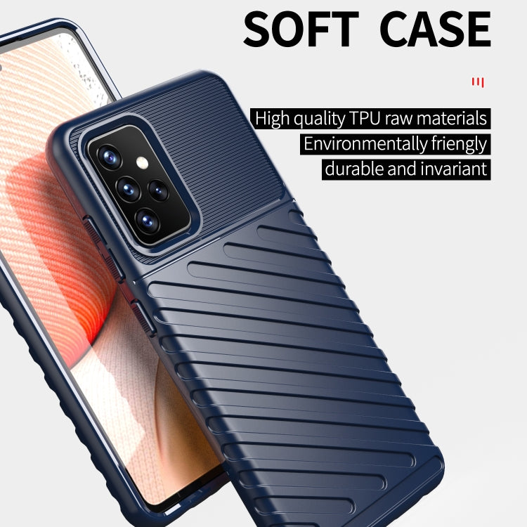 For Samsung Galaxy A72 5G / 4G Thunderbolt Shockproof TPU Protective Soft Case