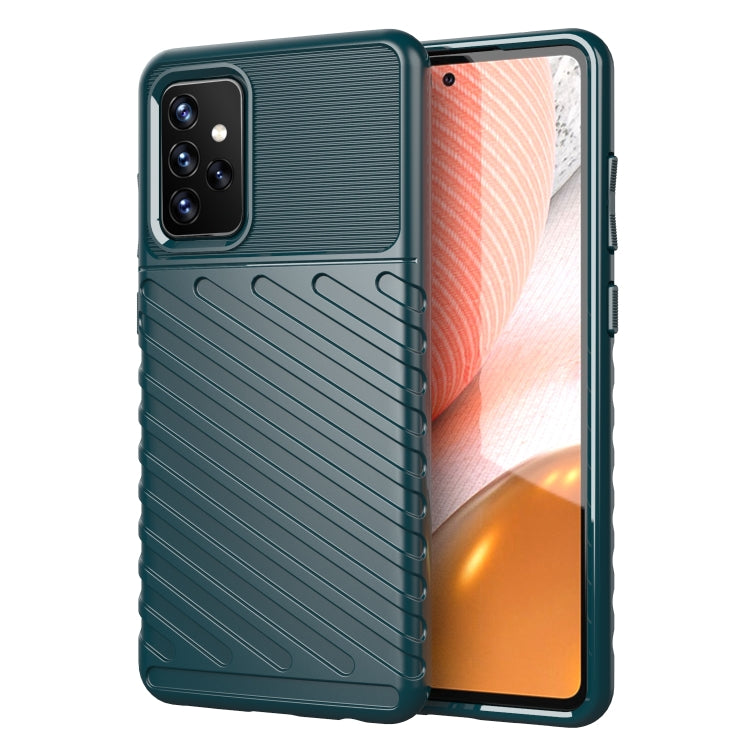 For Samsung Galaxy A72 5G / 4G Thunderbolt Shockproof TPU Protective Soft Case