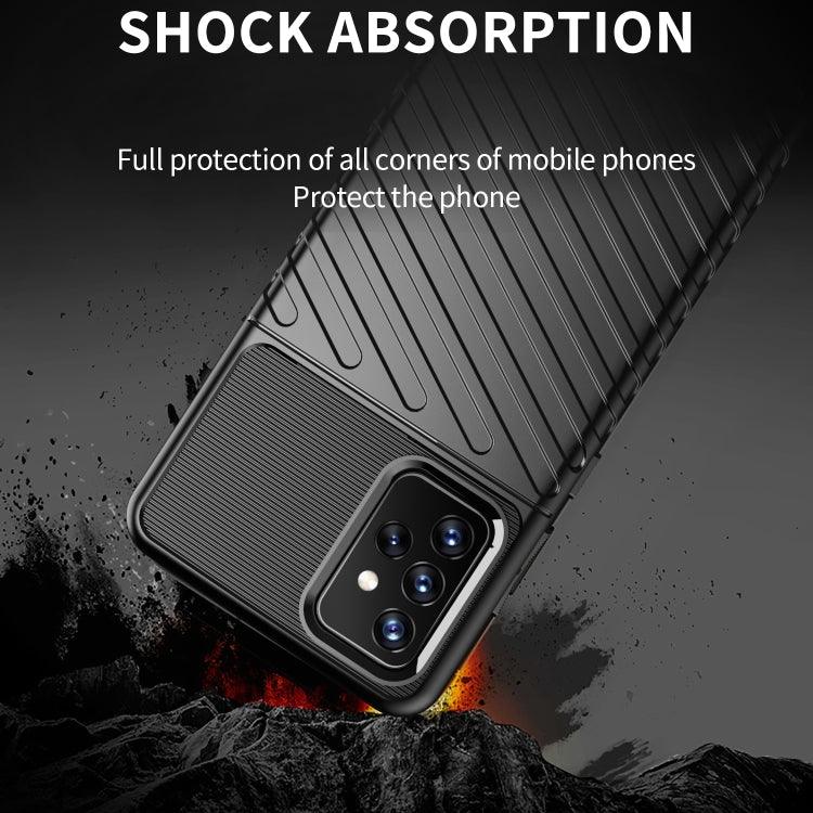 For Samsung Galaxy A72 5G / 4G Thunderbolt Shockproof TPU Protective Soft Case