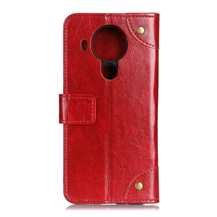 For Nokia 5.4 Copper Buckle Nappa Texture Horizontal Flip Leather Case with Holder & Card Slots & Wallet