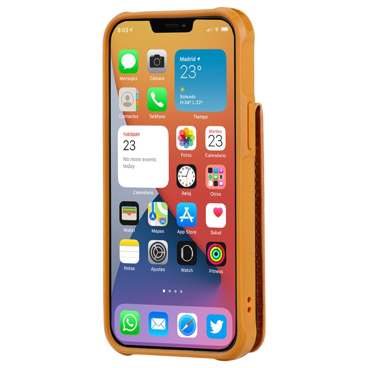 For iPhone 12 mini Vertical Flip Wallet Shockproof Back Cover Protective Case with Holder & Card Slots & Lanyard & Photos Frames