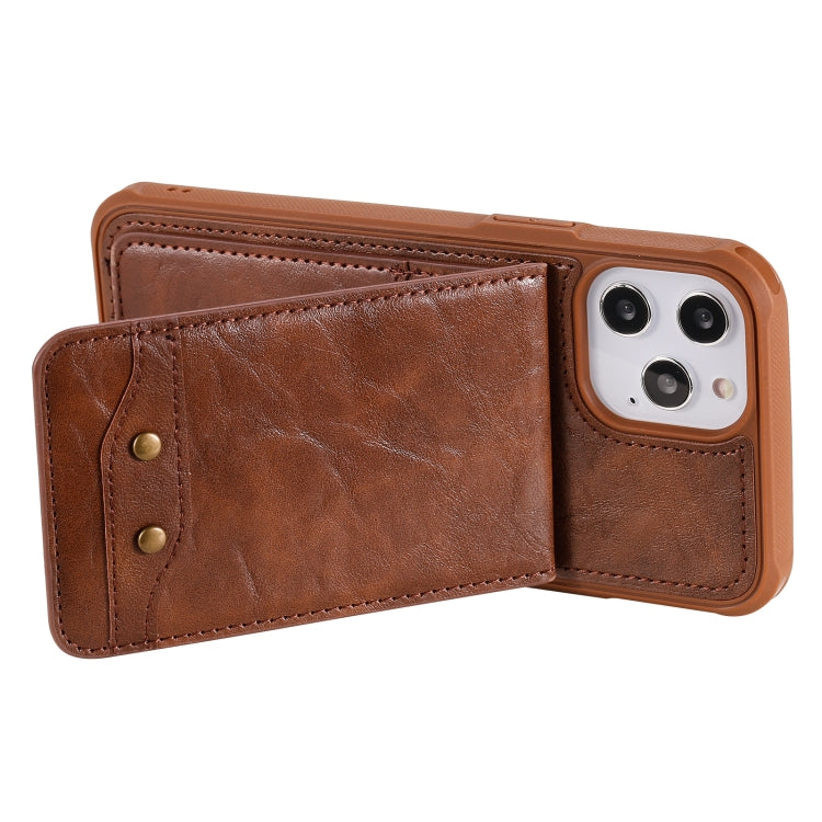 For iPhone 12 Pro Max Vertical Flip Wallet Shockproof Back Cover Protective Case with Holder & Card Slots & Lanyard & Photos Frames