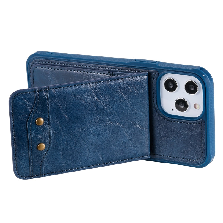 For iPhone 12 Pro Max Vertical Flip Wallet Shockproof Back Cover Protective Case with Holder & Card Slots & Lanyard & Photos Frames