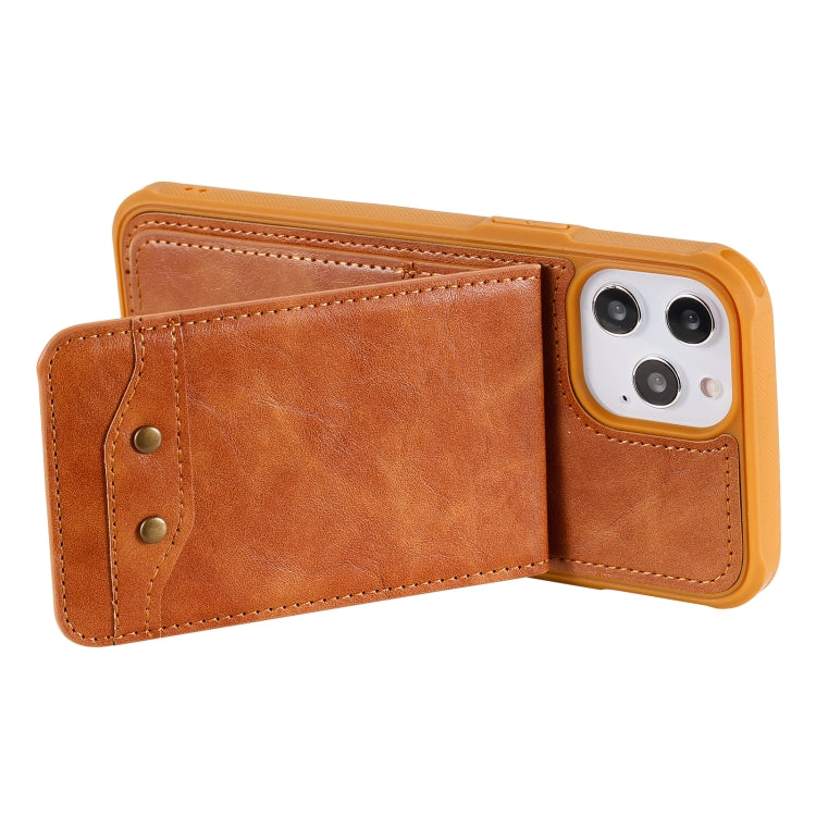 For iPhone 12 Pro Max Vertical Flip Wallet Shockproof Back Cover Protective Case with Holder & Card Slots & Lanyard & Photos Frames