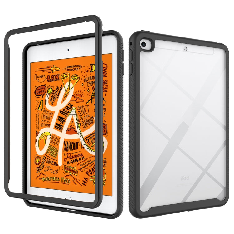 Starry Sky Solid Color Series Shockproof PC + TPU Protective Case For iPad mini (2019) & 4(Black)